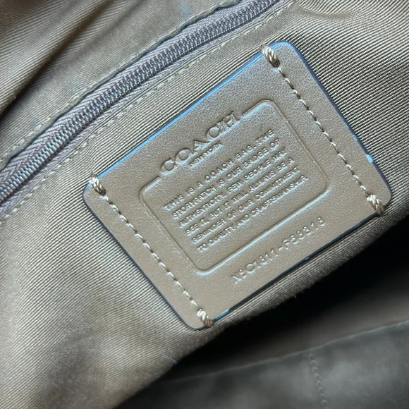 Coach Brown Signature Tote Bag - Picture 5 of 10